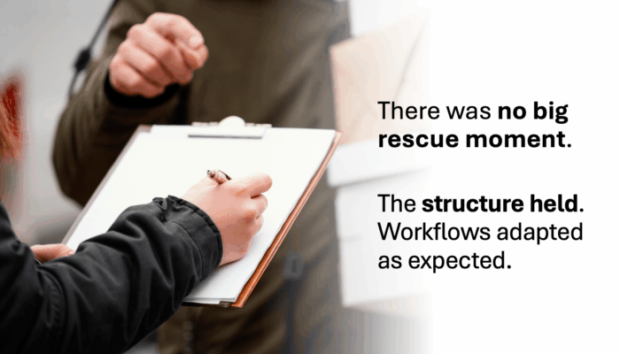 M&A integration structure made it possible