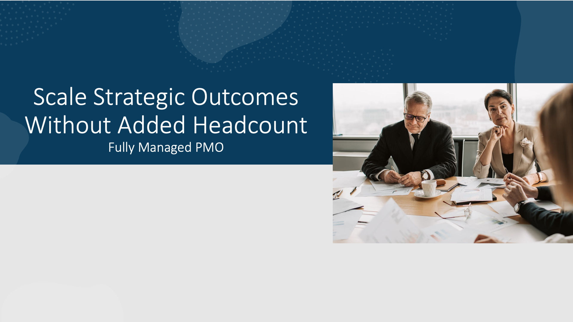 Metagyre’s Fully Managed PMO service
