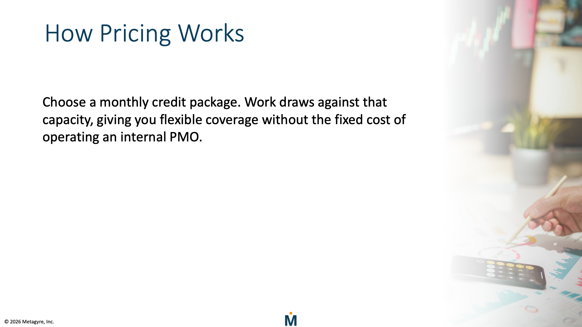 Metagyre’s Fully Managed PMO service