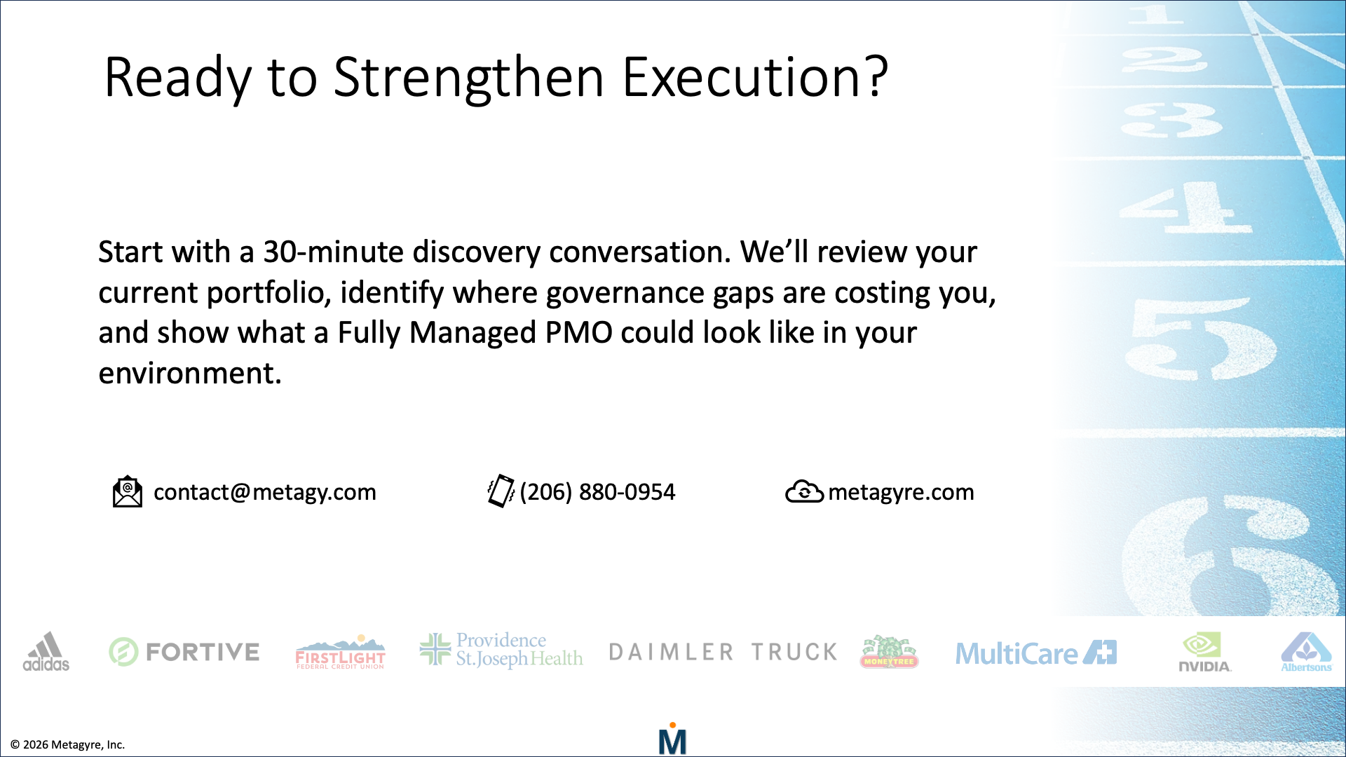 Metagyre’s Fully Managed PMO service