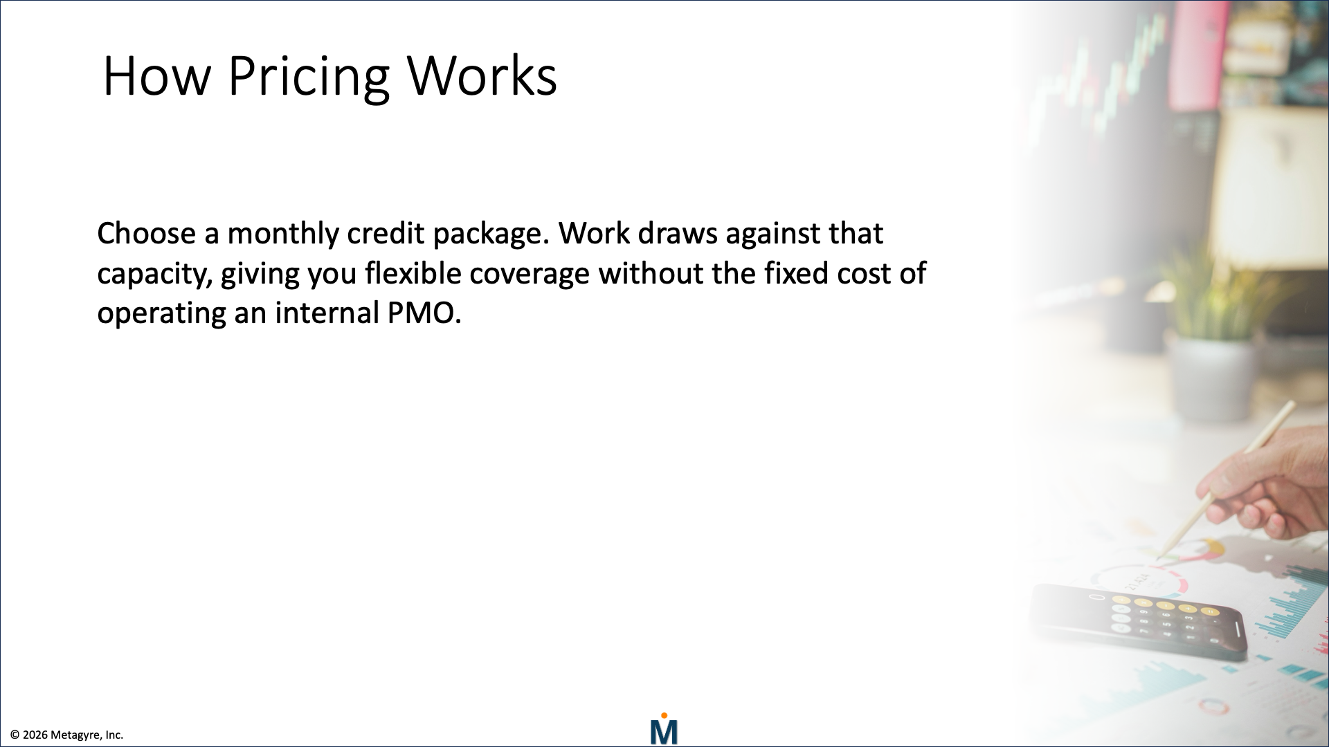 Metagyre’s Fully Managed PMO service